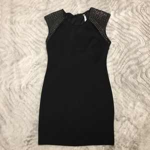 Mini black dress